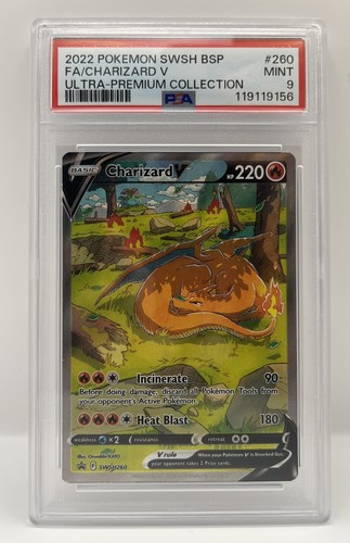 Psa charizard upc black - v,